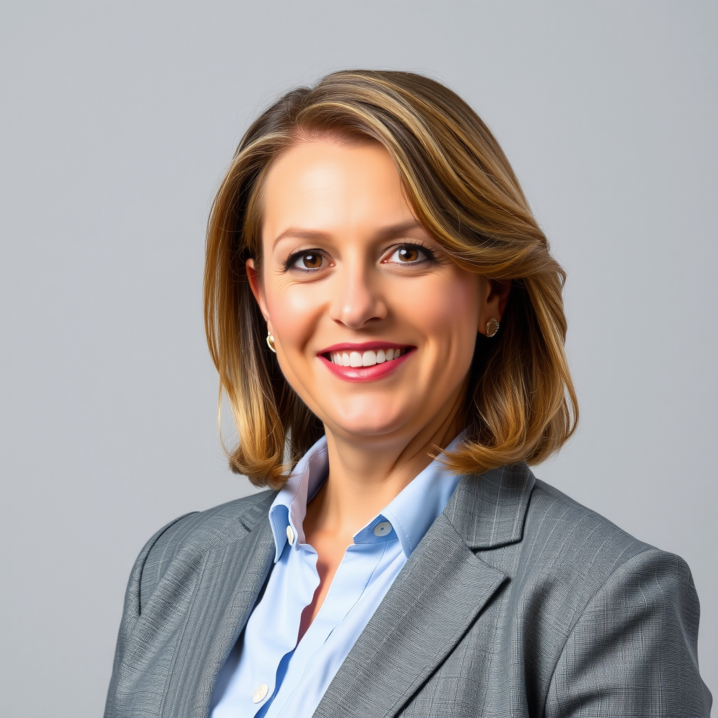 Professional headshot of Patricia Anderson, Senior Client Services Manager at Sunward, wearing business attire with a warm, confident smile against a neutral background