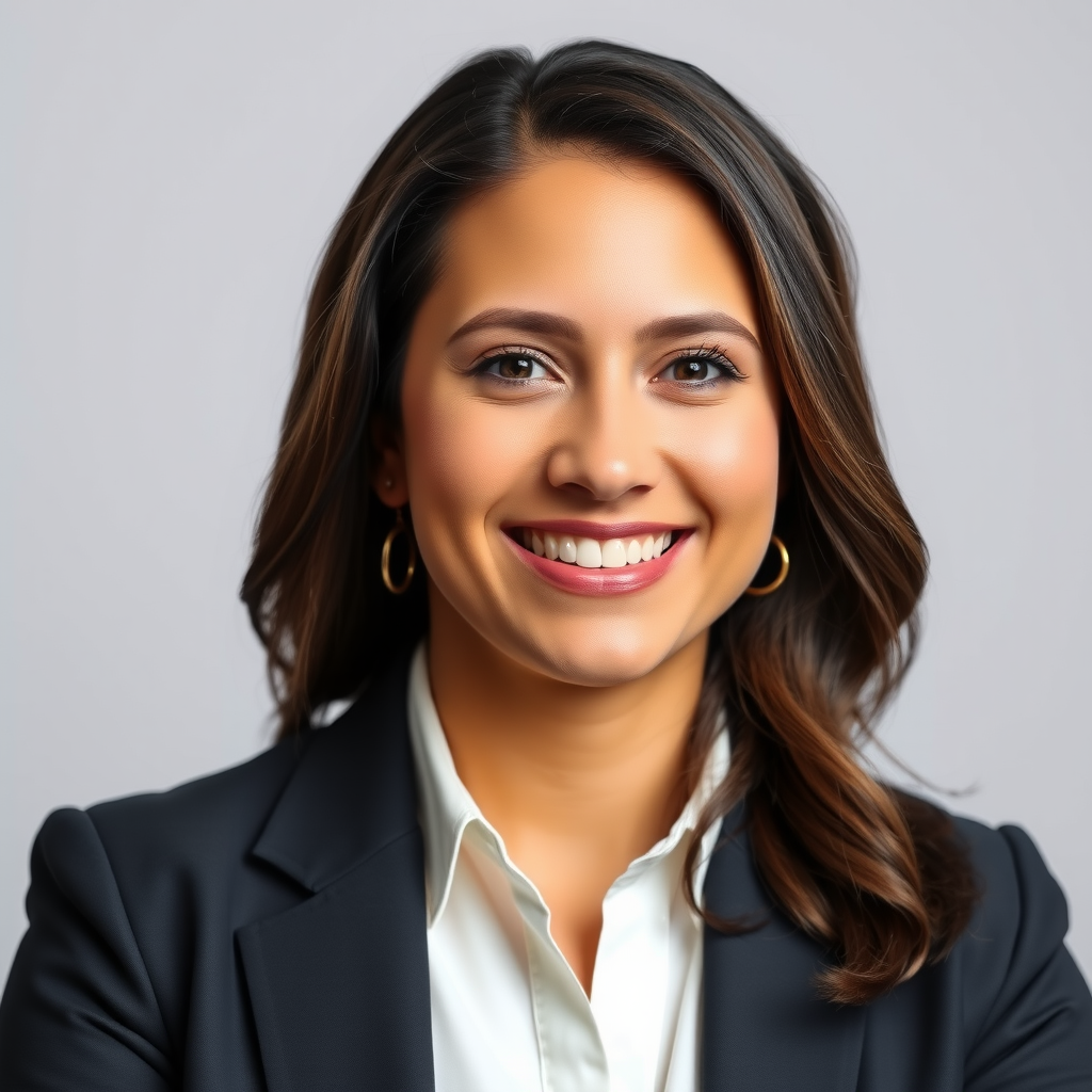 Professional headshot of Jennifer Rodriguez, Chief Operations Officer, wearing professional business attire with a warm smile, against a neutral background